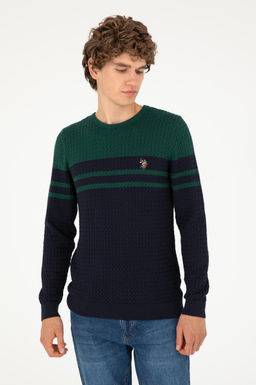 Мужской темно-синий свитер Неожиданная скидка в корзине - U.s. polo assn фото 8
