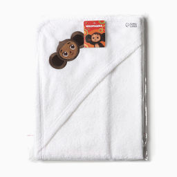 Махровое полотенце с уголком Чебурашка 75*75 см, хлопок 100% - Крошка я фото 5