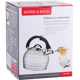 28557 Чайник3,2 нержавеющая сталь MB (х12) - Mayer&boch фото 4