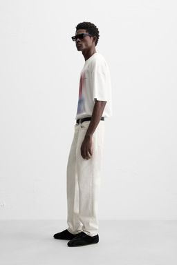 CONTRAST PRINTED T-SHIRT - Zara фото 4