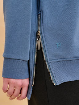 PELICAN, толстовка женская, Джинс  фото 5