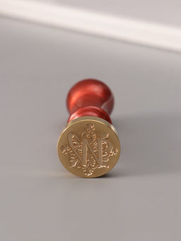 Печать для сургуча с пластиковой ручкой «Буква W на вензеле», 2.5×2.5×6.3 см