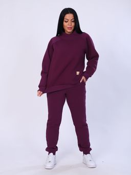 М343 Костюм Олимпия без капюшона (баклажан)