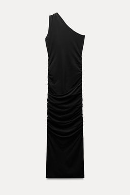 DRAPED MIDI DRESS - Zara фото 9