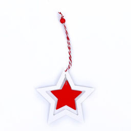 Цена за 2 шт. Елочная игрушка Звезда - Лесная мастерская фото 3