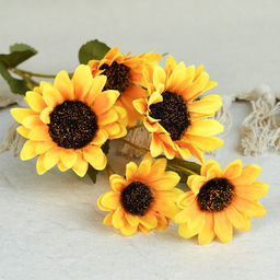 Цветок искусственный Подсолнух 68 см / 149NA-44 /уп 400/ - ГалеонТрейд фото 2