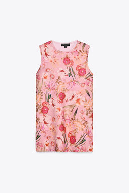 FLORAL PRINT KNIT DRESS - Zara фото 4