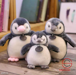 Плюшевая мягкая игрушка пингвин