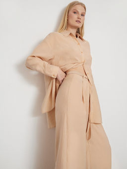 Брюки широкого кроя D249/sina - Emka фото 3