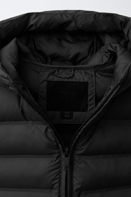 CHALECO ULTRALIGERO CAPUCHA WATER REPELLENT / Negro - Zara фото 7
