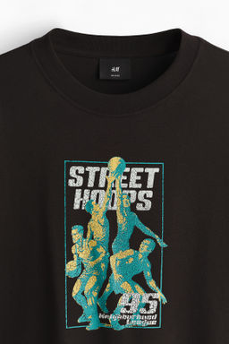 Camiseta con motivo estampado Loose Fit - H&m фото 30