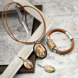 Серьги из муранского стекла EXPANSE LS2539