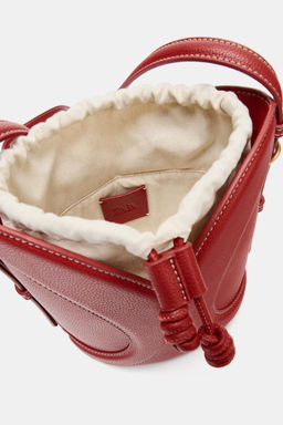 BOLSO MINI SACA PESPUNTES / Rojo - Zara фото 5