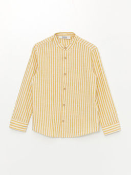 Hakim Yaka ?izgili Erkek ?ocuk G?mlek