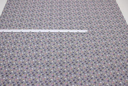 Теплый хлопок Волшебная ботаника цв.пепельный, ш.1.49м, хлопок-100%, 140гр/м.кв - Купава фото 2