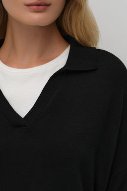 Джемпер с воротником поло - Mollis фото 4