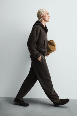 BALLOON FIT JOGGING TROUSERS - Zara фото 5