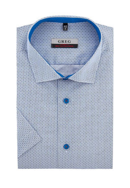 Сорочка мужская короткий рукав GREG 123/101/4702/Z/1*_GB  фото 2