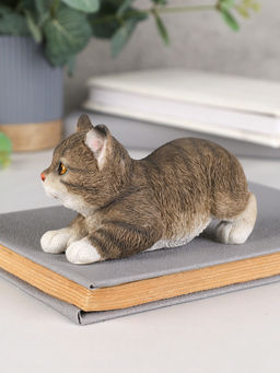 Цена за 2 шт. Фигурка Кошка 6,5 см серая / YX33101 /уп 2/36/ - Галеонтрейд фото 3