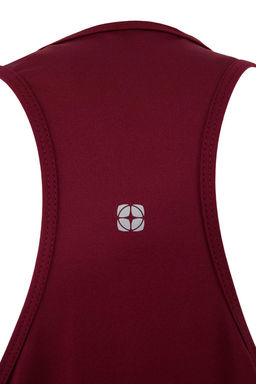 Ekru-Bordo 2li Micro Kumas Orme Spor T-Shirt THMSS26TS00001 - Trendyolmilla фото 16