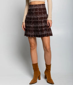 Юбка #КТ2011 (4), шоколадный