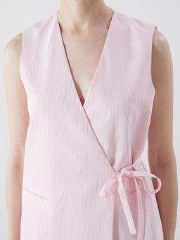 V Yaka Dokulu Kad?n Klasik Yelek