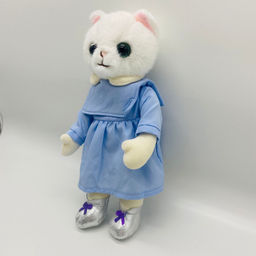 Мягкая игрушка Кошка белая в сарафане - Storyland фото 12