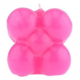 Свеча д5,7см, h5,5см, малая, фуксия, время горения 6 часов (Россия)