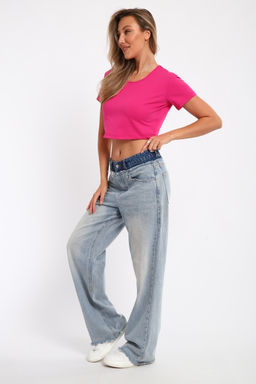 83908 укороченная футболка женская - Натали фото 13