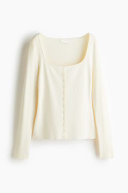Top con escote cuadrado - H&m фото 4