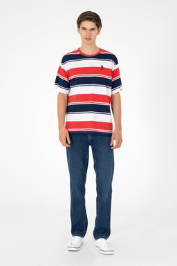 Мужская красная футболка Неожиданная скидка в корзине - U.s. polo assn фото 4