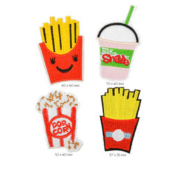 Набор термоаппликаций арт.TBY.V16 Фастфуд уп.4шт