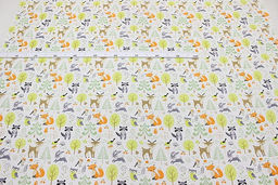 Бязь Сказочные звери, СОРТ2, ш.1.5м, хлопок-100%, 110гр/м.кв - Купава фото 2
