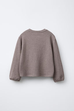 SOFT-TOUCH FAUX PEARL T-SHIRT - Zara фото 2