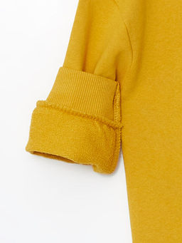 Bisiklet Yaka Uzun Kollu Bask?l? Erkek Bebek Sweatshirt - Waikiki фото 2