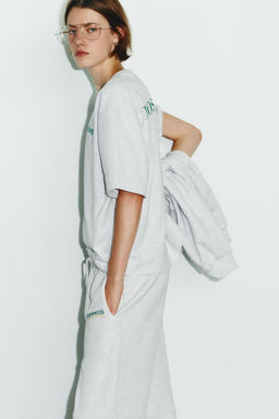 COTTON TEXT T-SHIRT - Zara фото 3