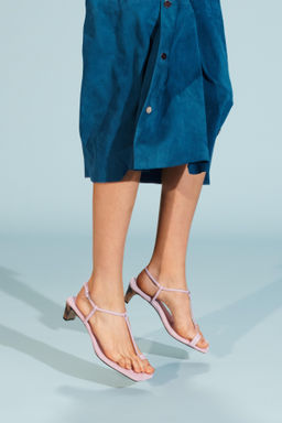 SPLIT SUEDE LIMITED EDITION SANDALS - Zara фото 6