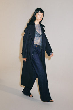 TRENCH OVERSIZE CINTUR?N ZW COLLECTION / Azul - Zara фото 2