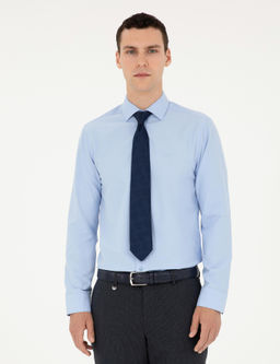 Mavi Slim Fit Uzun Kollu Basic G_mlek