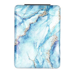 Зеркало карманное 6х8,5 см / GT354 /уп 50/300/ кожзам, стразы микс - Галеонтрейд фото 4