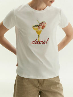 Футболка из 100% хлопка, B2579/cheers - Emka фото 3