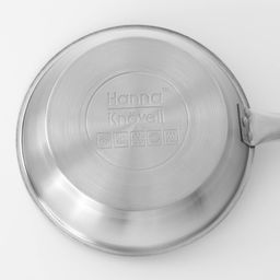 Сковорода Hanna Knövell, d=22 см, h=5.5 см, толщина стенки 0.6 мм, длина ручки 21.5 см, антипригарное покрытие, индукция, нержавеющая сталь