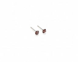 Серьги-гвоздики PR1469 -4 бордовый