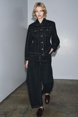 ZW COLLECTION FITTED DENIM JACKET