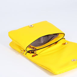 Сумка-мессенджер на магнитах, цвет жёлтый - Simaland фото 8