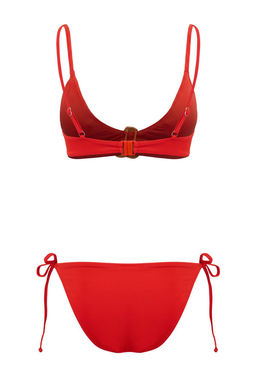 Nar Cicegi Bralette Kapl? Aksesuarl? Normal Bel Regular Bikini Tak?m? TBESS26BT00089 - Trendyolmilla фото 5