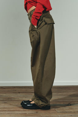 BALLOON CARGO TROUSERS - Zara фото 4