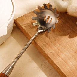 Ложка для спагетти SL Home «Рустик», 34×8.5 см, нержавеющая сталь, серебристая