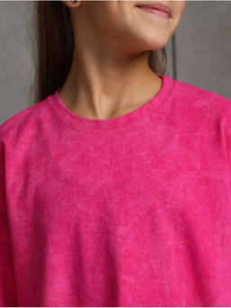 Футболка "Винтаж" Розовый Девочка