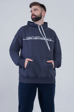 Арт. 6588 Толстовка мужская 46-54 (5 шт) Цвет:Антрацит - Идеал фото 3